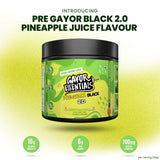 Pre Gayor Black 2.0 (Optimally Dosed Advanced Pre-Workout Formula with 10g Citrulline Malate)