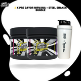 2 x Pre Gayor Nirvana + Steel Shaker Bundle