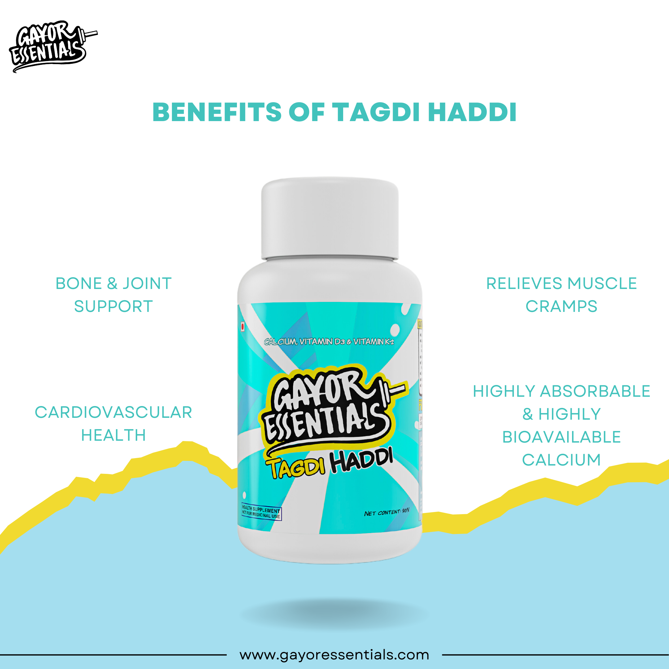 Tagdi Haddi (Calcium, Vitamin D3 & MK7)
