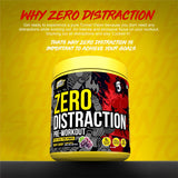 Zero Distraction Pre Workout. Pure Focus. Pure Power.