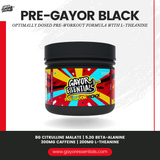 Pre Gayor Black (optimally dosed) + T Shirt Bundle