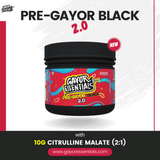 Pre Gayor Black 2.0 (Optimally Dosed Advanced Pre-Workout Formula with 10g Citrulline Malate)