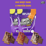 Whey Rain – The Honest Blend 1kgx2 + Protein Bars Bundle