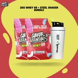 Whey 69 Concentrate 2kg + Steel Shaker Bundle