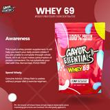 Whey 69 Concentrate 2kg + Lifting Gear Bundle