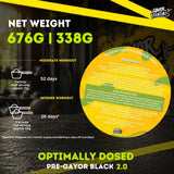 Pre Gayor Black 2.0 (Optimally Dosed Advanced Pre-Workout Formula with 10g Citrulline Malate)