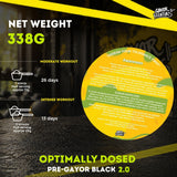 Pre Gayor Black 2.0 (Optimally Dosed Advanced Pre-Workout Formula with 10g Citrulline Malate)