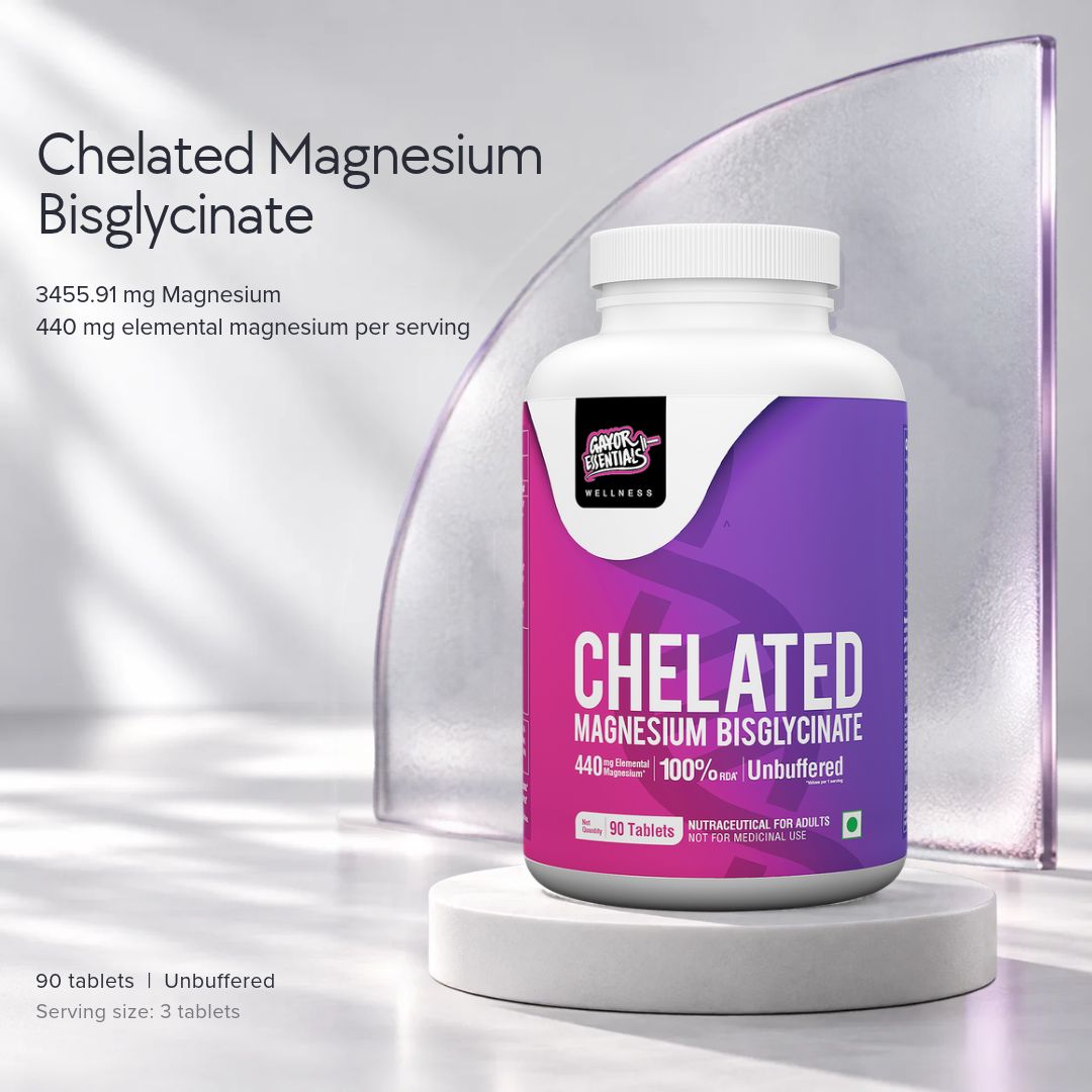 Chelated Magnesium Bisglycinate Unbuffered (440mg Elemental Magnesium)