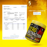 Zero Distraction Pre Workout. Pure Focus. Pure Power.