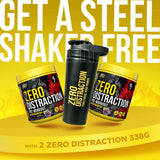Zero Distraction Pre Workout + Free Steel Shaker