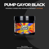 Pump Gayor Black + Pump Gayor Black T-SHIRT BUNDLE
