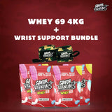4kgs Whey 69 WRIST SUPPORT BUNDLE